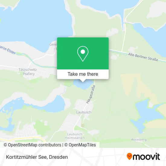 Карта Kortitzmühler See