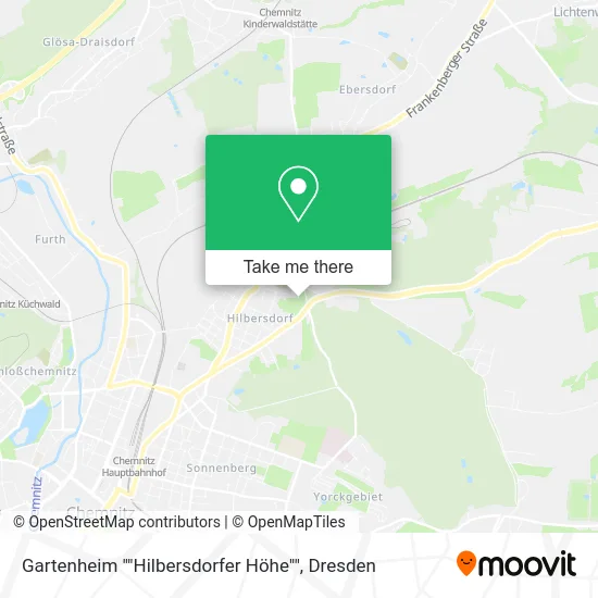 Карта Gartenheim ""Hilbersdorfer Höhe""