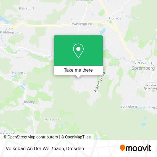 Карта Volksbad An Der Weißbach