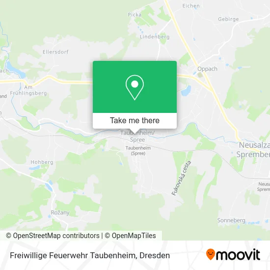Карта Freiwillige Feuerwehr Taubenheim