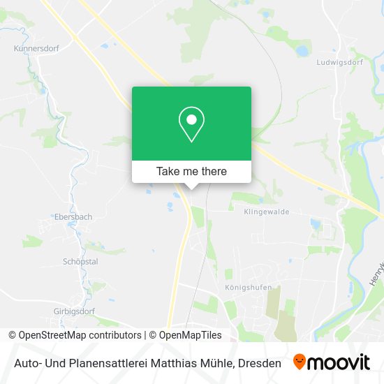Карта Auto- Und Planensattlerei Matthias Mühle