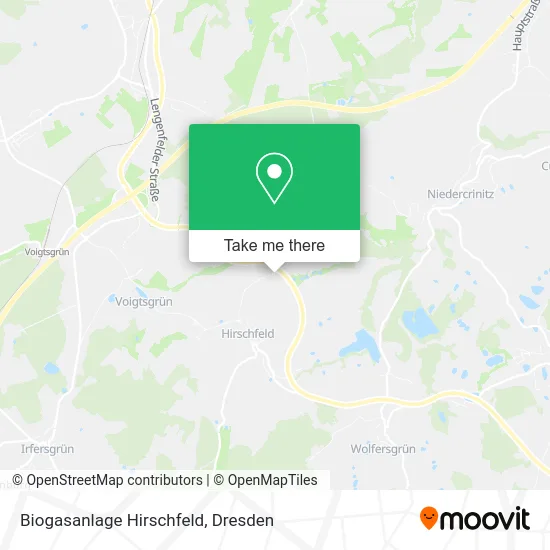 Карта Biogasanlage Hirschfeld