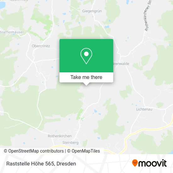 Raststelle Höhe 565 map