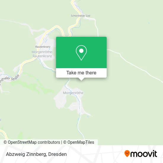 Карта Abzweig Zinnberg