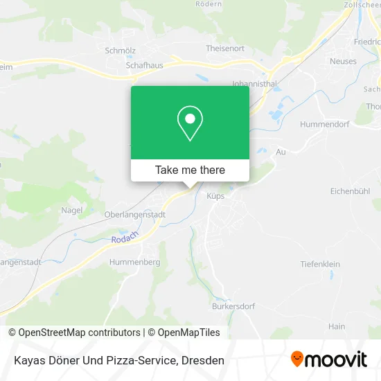 Карта Kayas Döner Und Pizza-Service