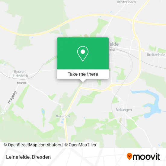 Карта Leinefelde