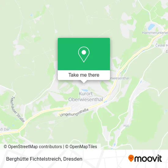Карта Berghütte Fichtelstreich