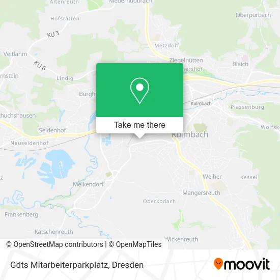 Карта Gdts Mitarbeiterparkplatz