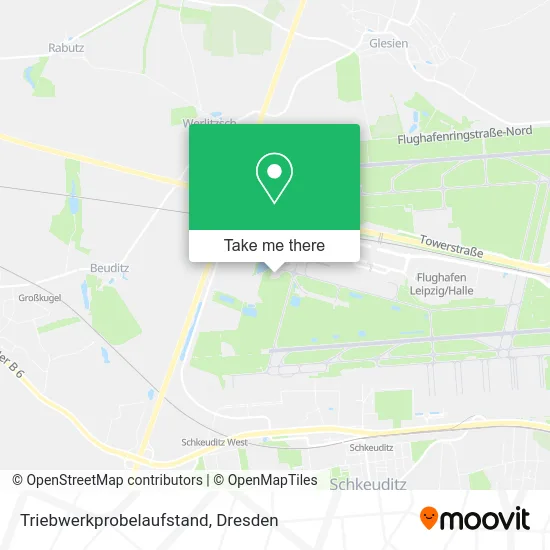 Карта Triebwerkprobelaufstand