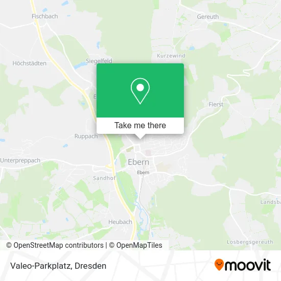 Valeo-Parkplatz map