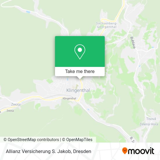 Карта Allianz Versicherung S. Jakob