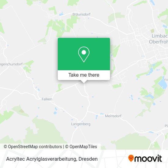 Карта Acryltec Acrylglasverarbeitung