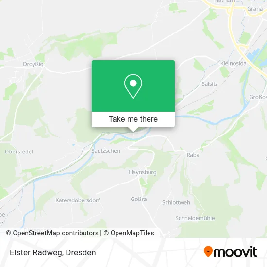 Карта Elster Radweg