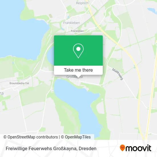Карта Freiwillige Feuerwehs Großkayna