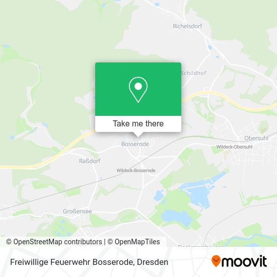 Карта Freiwillige Feuerwehr Bosserode