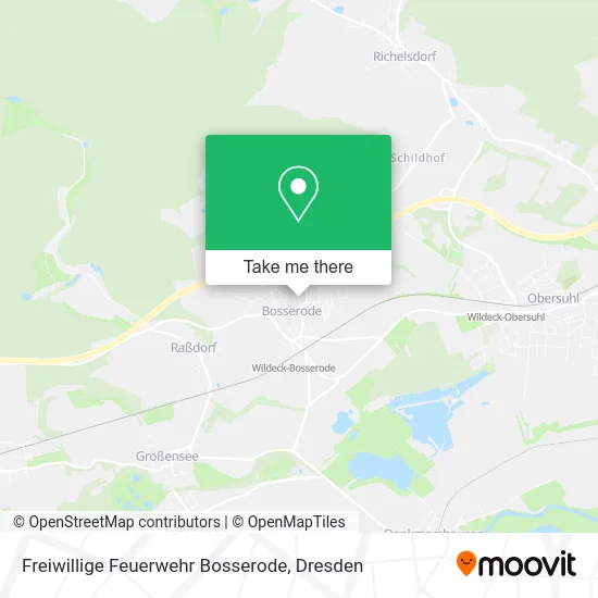 Карта Freiwillige Feuerwehr Bosserode