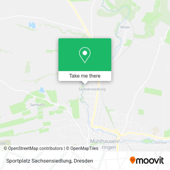 Карта Sportplatz Sachsensiedlung