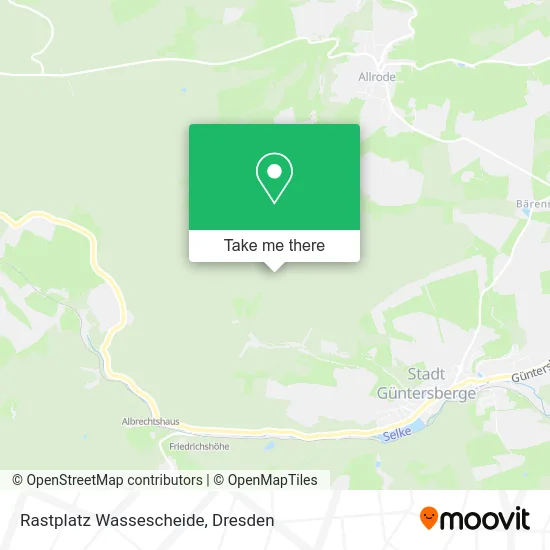 Карта Rastplatz Wassescheide