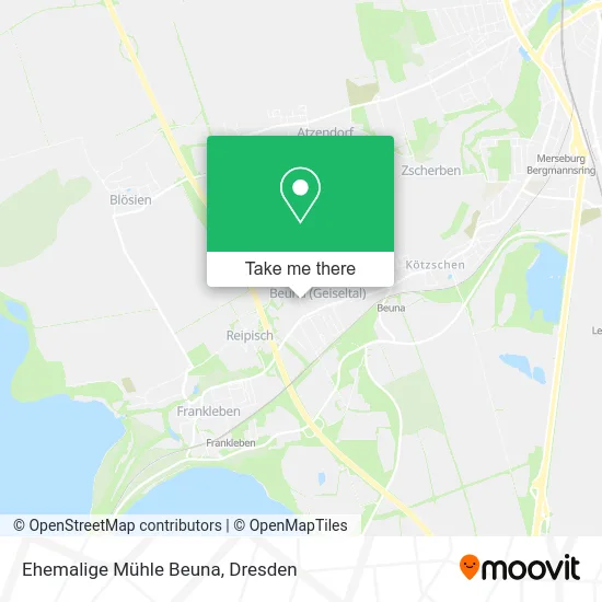 Карта Ehemalige Mühle Beuna