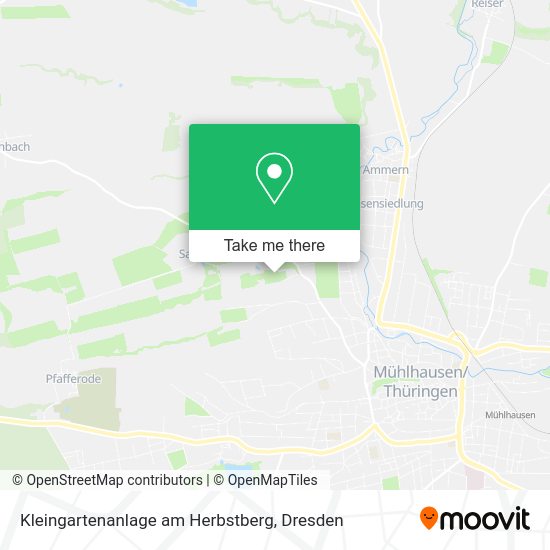 Карта Kleingartenanlage am Herbstberg