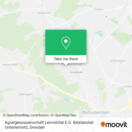 Agrargenossenschaft Lemnitztal E.G. Betriebsteil Unterlemnitz map