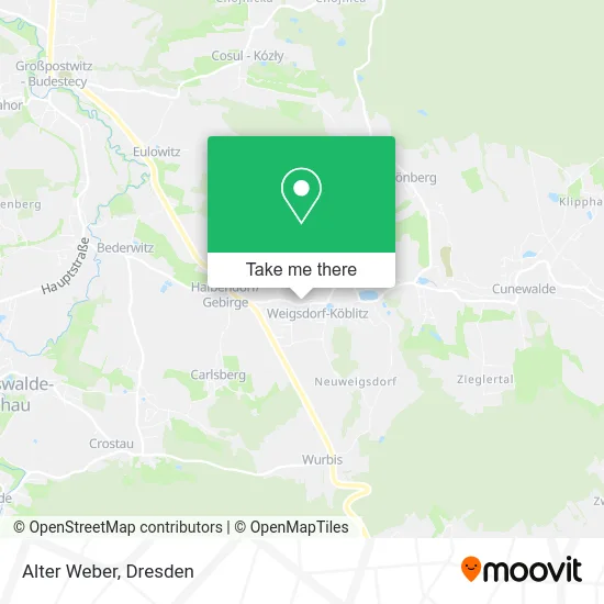 Карта Alter Weber
