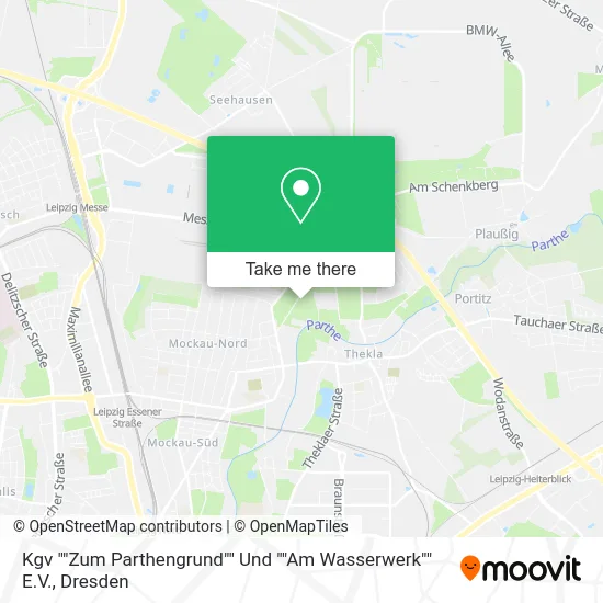 Карта Kgv ""Zum Parthengrund"" Und ""Am Wasserwerk"" E.V.