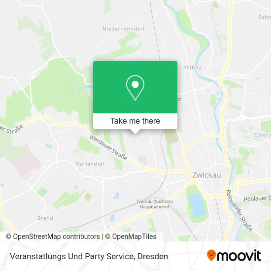 Карта Veranstatlungs Und Party Service