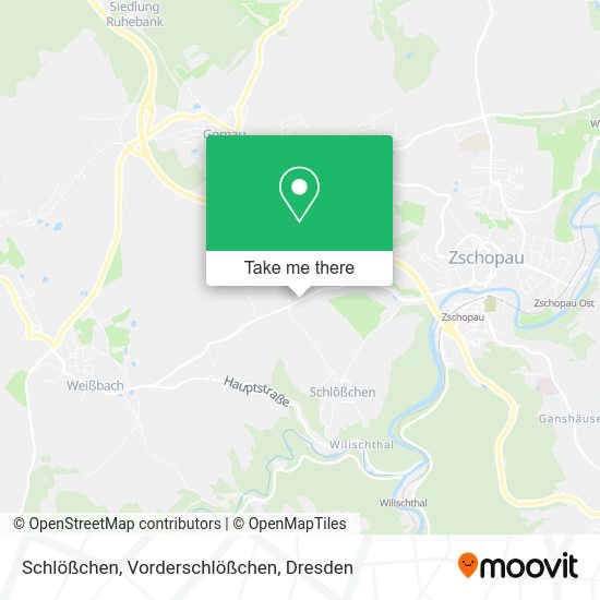 Карта Schlößchen, Vorderschlößchen