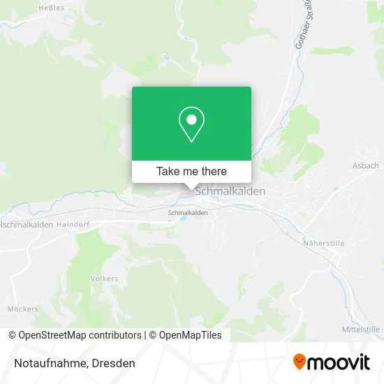 Карта Notaufnahme