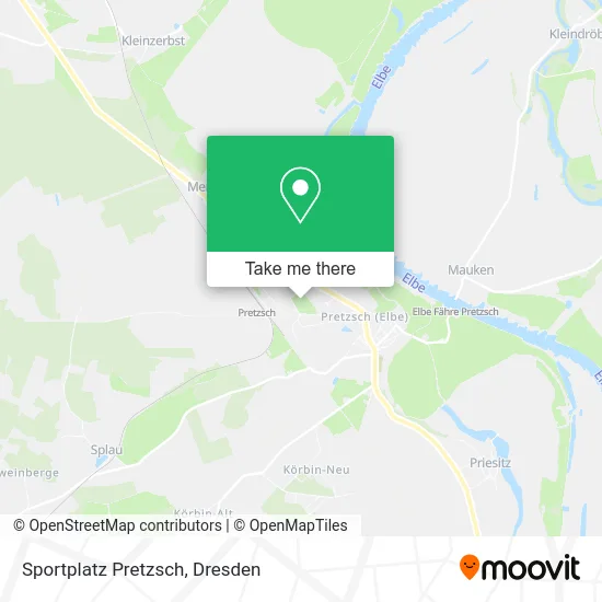 Карта Sportplatz Pretzsch