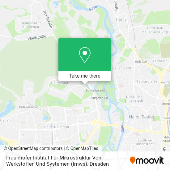 Карта Fraunhofer-Institut Für Mikrostruktur Von Werkstoffen Und Systemen (Imws)