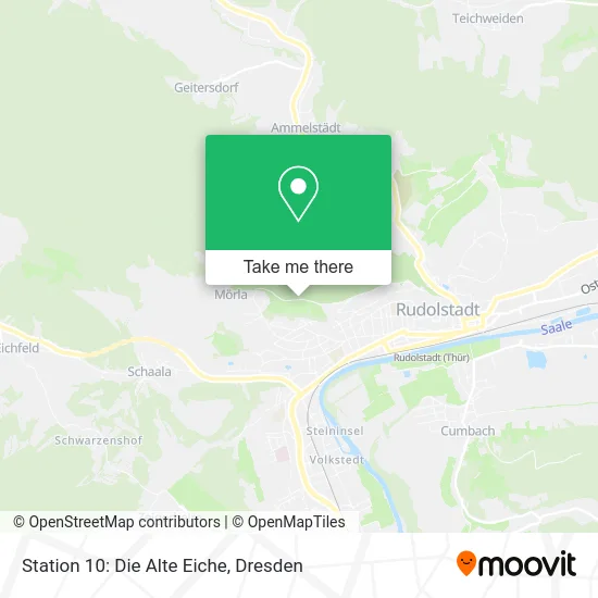 Карта Station 10: Die Alte Eiche