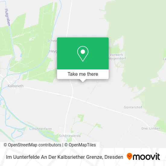 Карта Im Uunterfelde An Der Kalbsriether Grenze