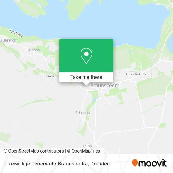 Карта Freiwillige Feuerwehr Braunsbedra