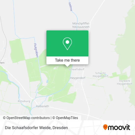 Карта Die Schaafsdorfer Weide