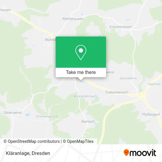 Карта Kläranlage