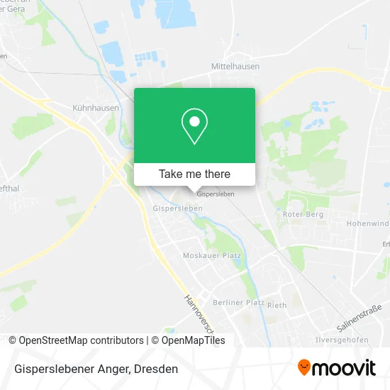 Карта Gisperslebener Anger