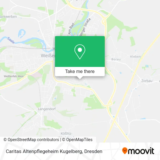 Карта Caritas Altenpflegeheim Kugelberg
