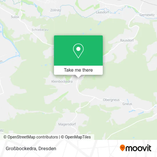 Карта Großbockedra