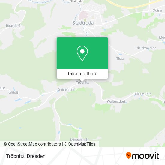 Карта Tröbnitz