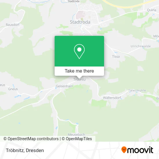 Карта Tröbnitz