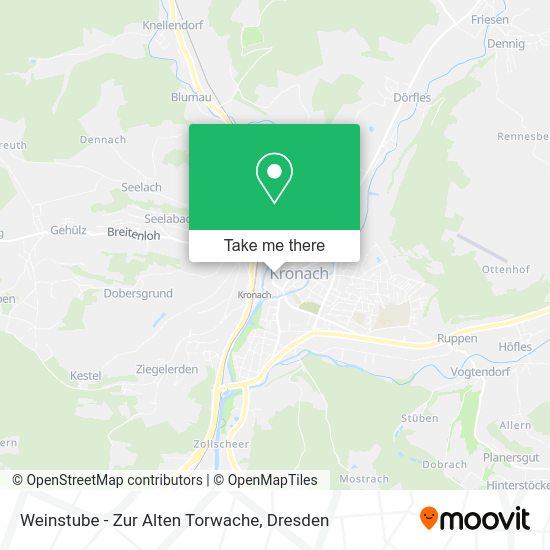 Карта Weinstube - Zur Alten Torwache