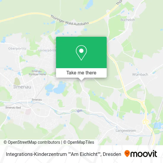 Карта Integrations-Kinderzentrum ""Am Eichicht""
