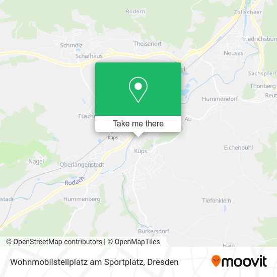 Карта Wohnmobilstellplatz am Sportplatz