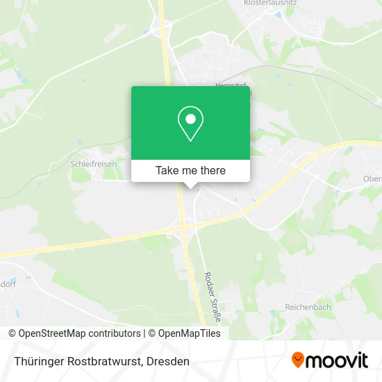 Карта Thüringer Rostbratwurst