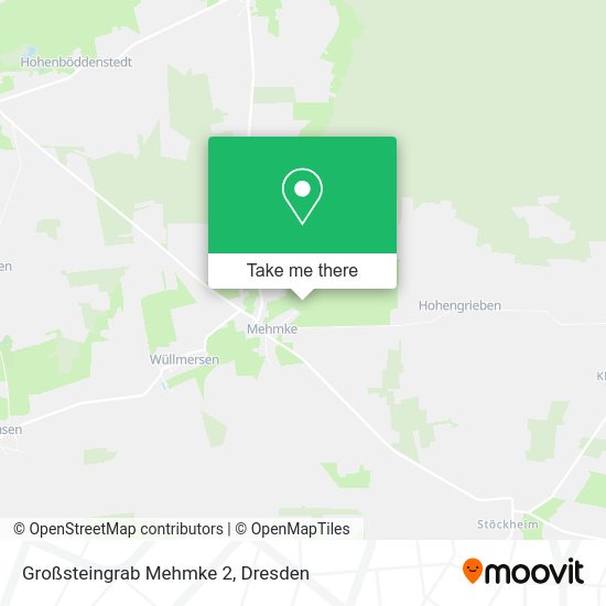 Карта Großsteingrab Mehmke 2