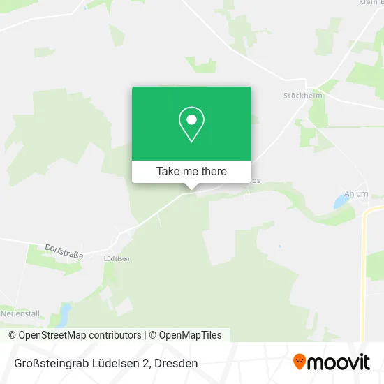 Карта Großsteingrab Lüdelsen 2