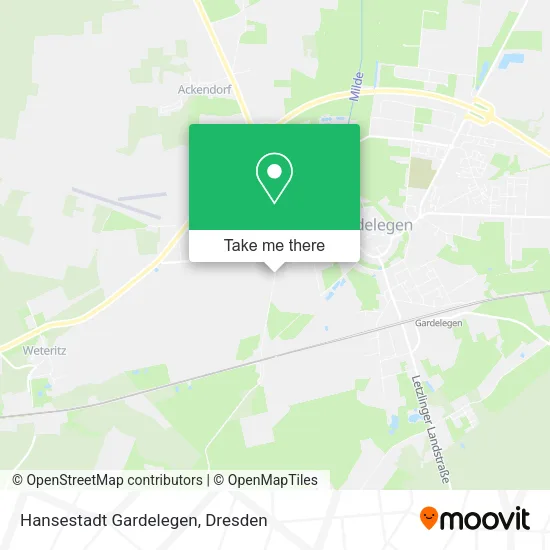 Карта Hansestadt Gardelegen