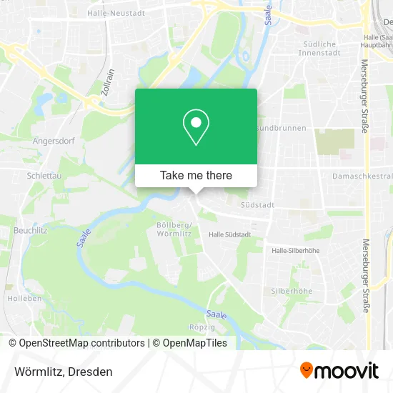 Карта Wörmlitz